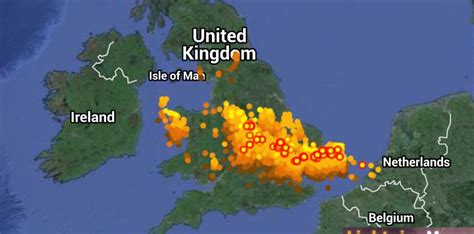 lightning map sverige.